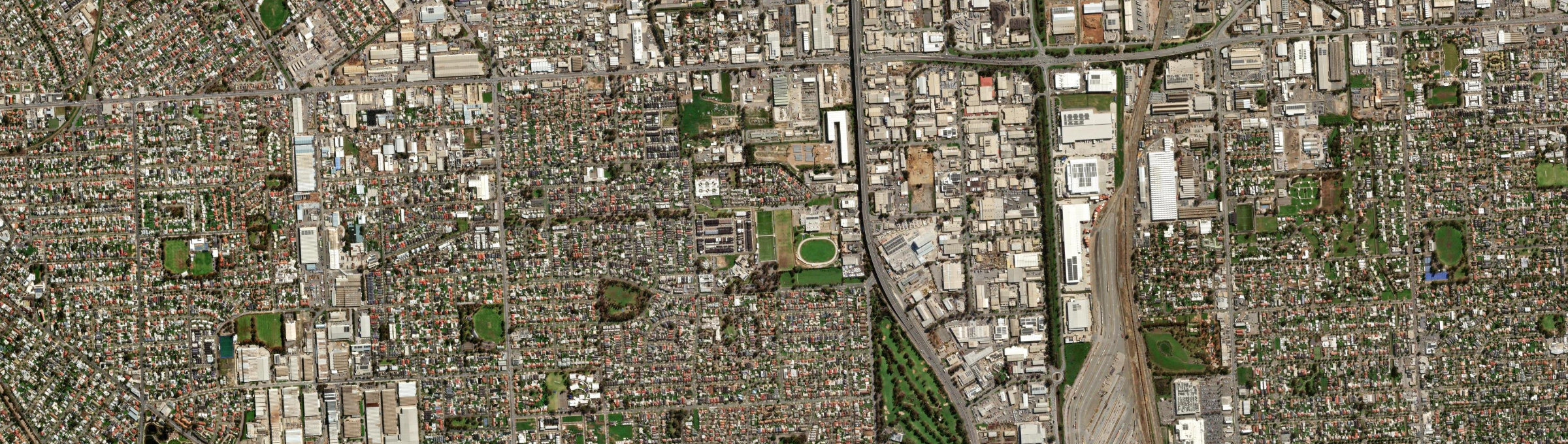 Aerial view of Angle Park, SA