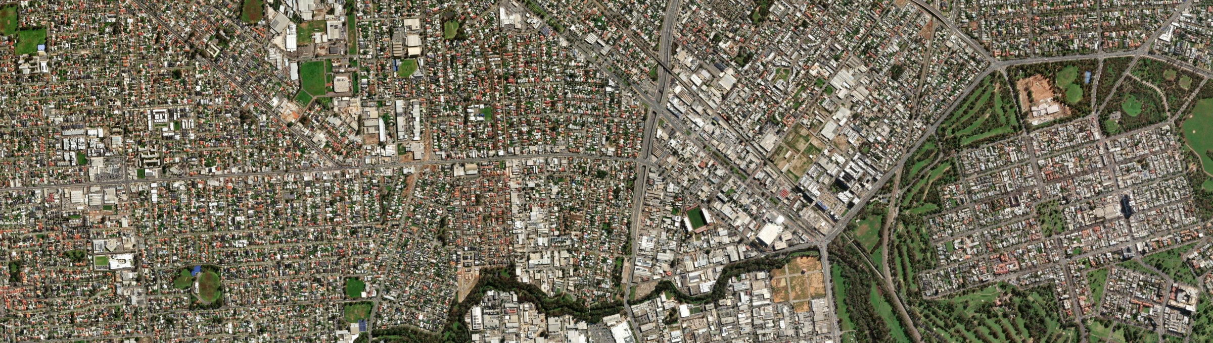 Aerial view of West Hindmarsh, SA