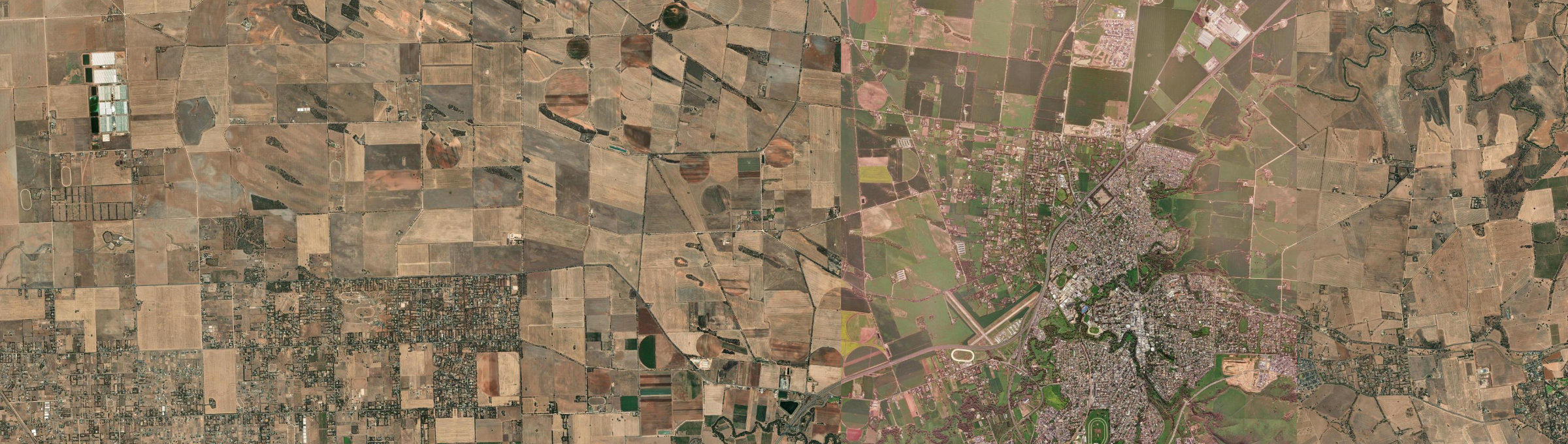 Aerial view of Ward Belt, SA