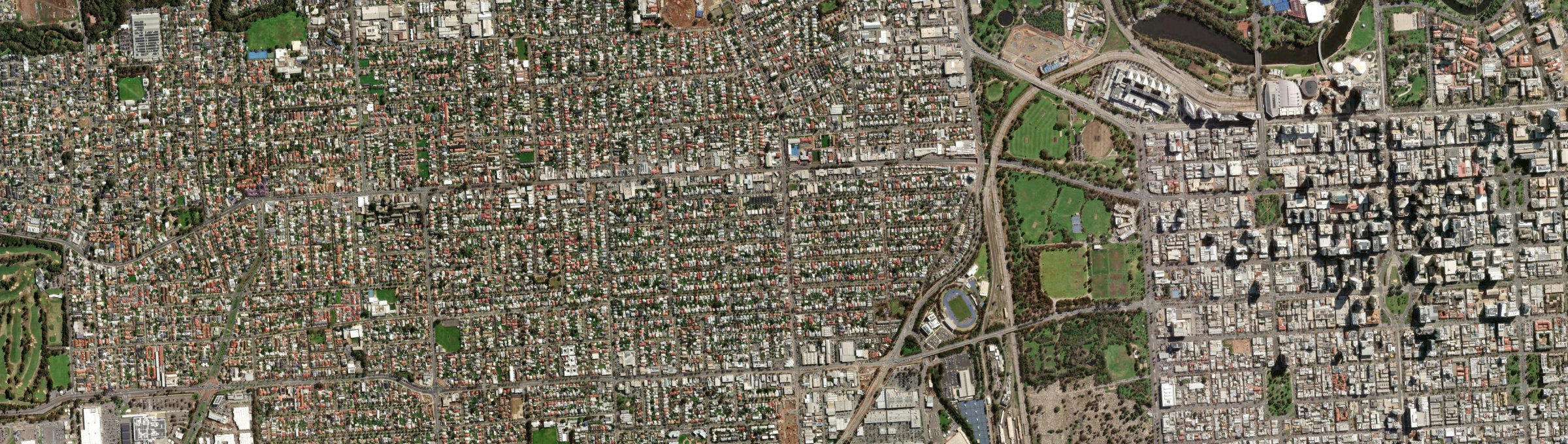 Aerial view of Mile End, SA