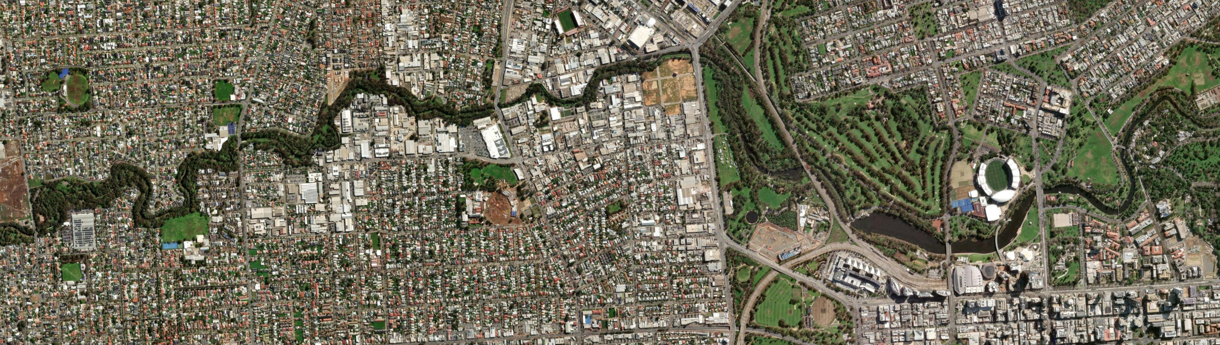 Aerial view of Thebarton, SA