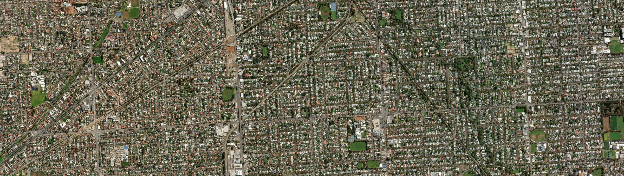 Aerial view of Clarence Park, SA