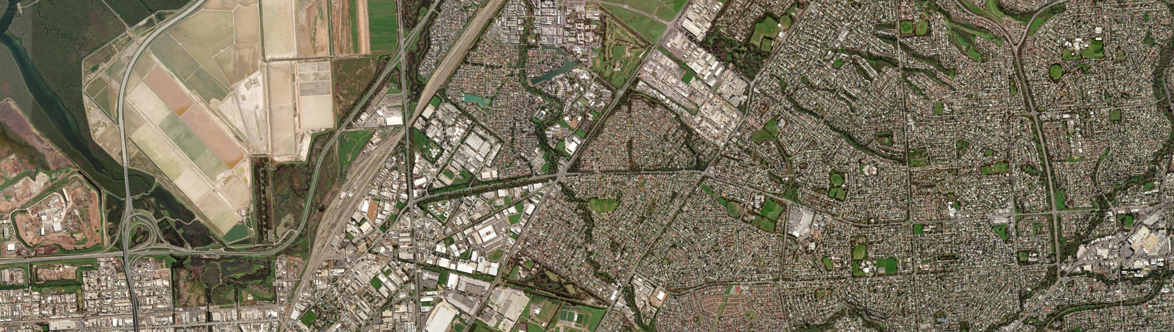 Aerial view of Pooraka, SA
