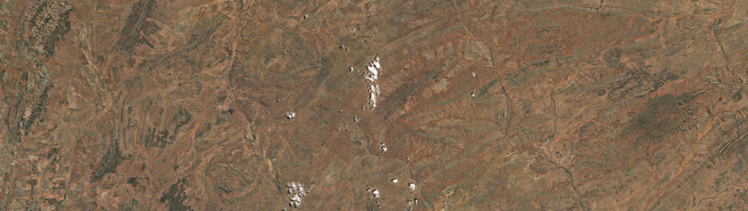 Aerial view of Yunta, SA