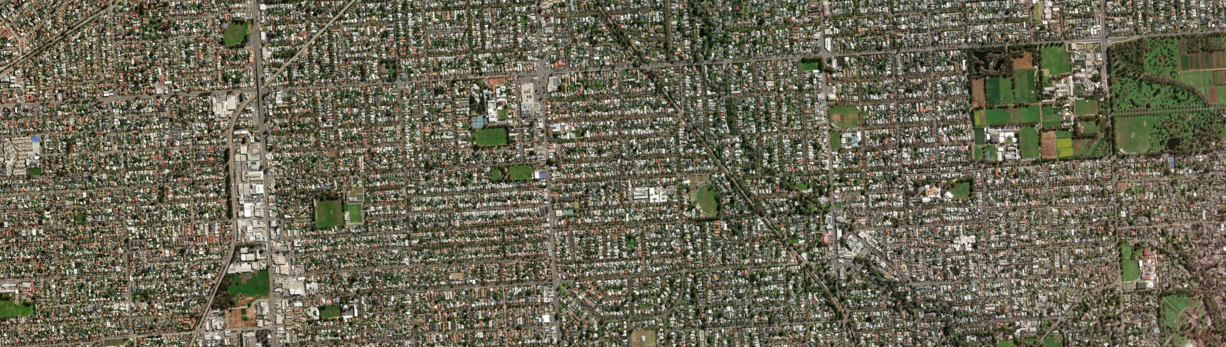 Aerial view of Westbourne Park, SA