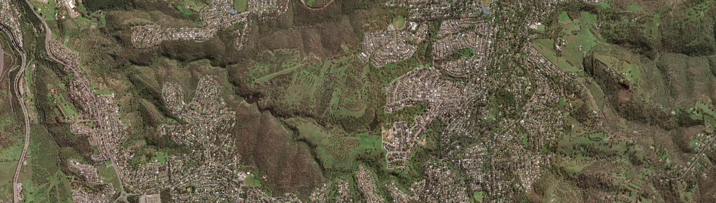 Aerial view of Craigburn Farm, SA