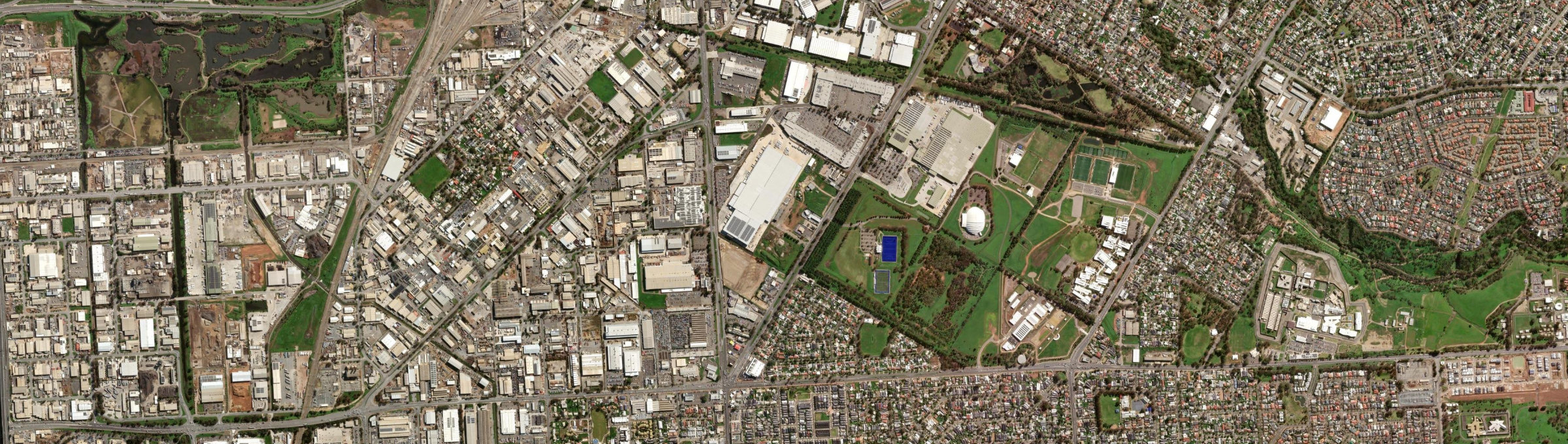 Aerial view of Gepps Cross, SA