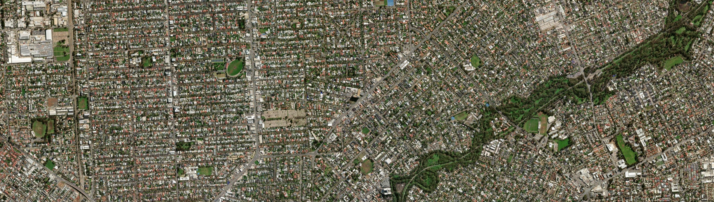 Aerial view of Collinswood, SA