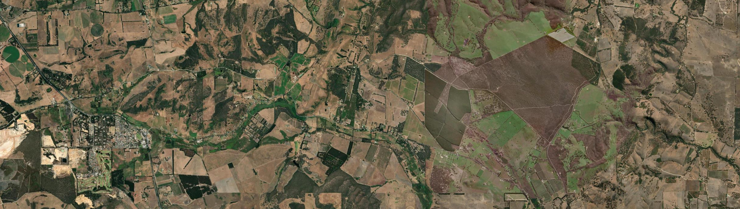 Aerial view of Nangkita, SA