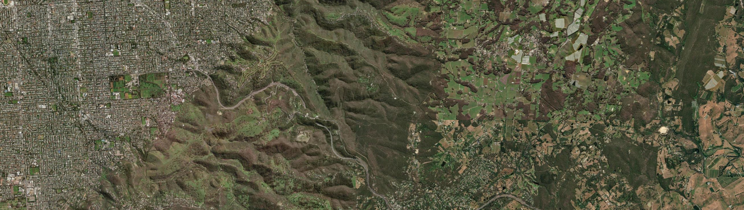 Aerial view of Cleland, SA