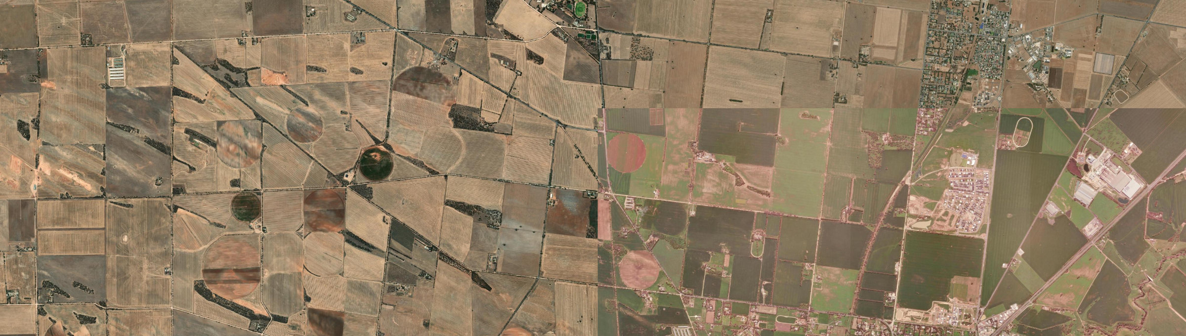 Aerial view of Kangaroo Flat (SA), SA