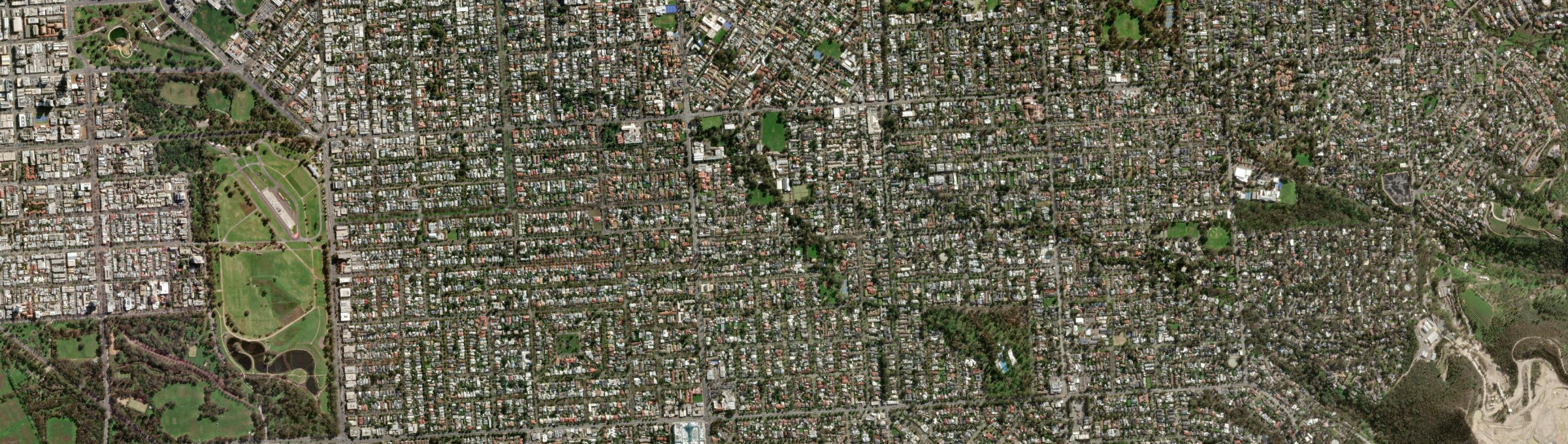 Aerial view of Heathpool, SA
