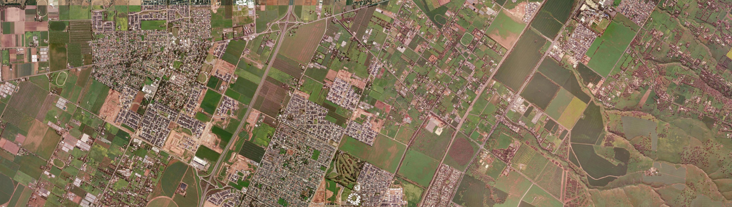 Aerial view of Munno Para Downs, SA