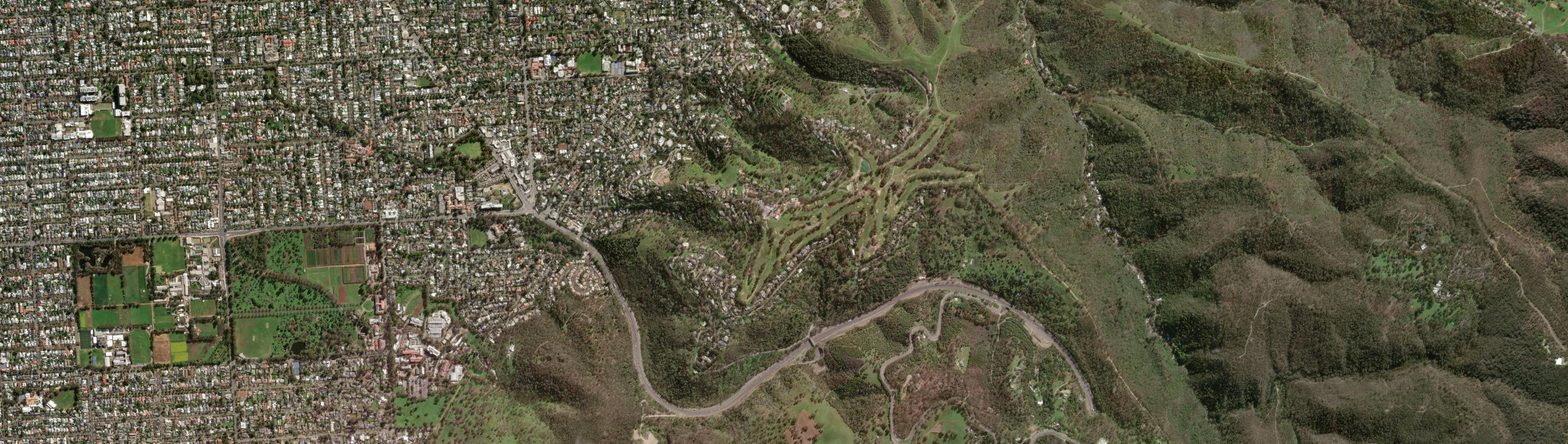 Aerial view of Mount Osmond, SA