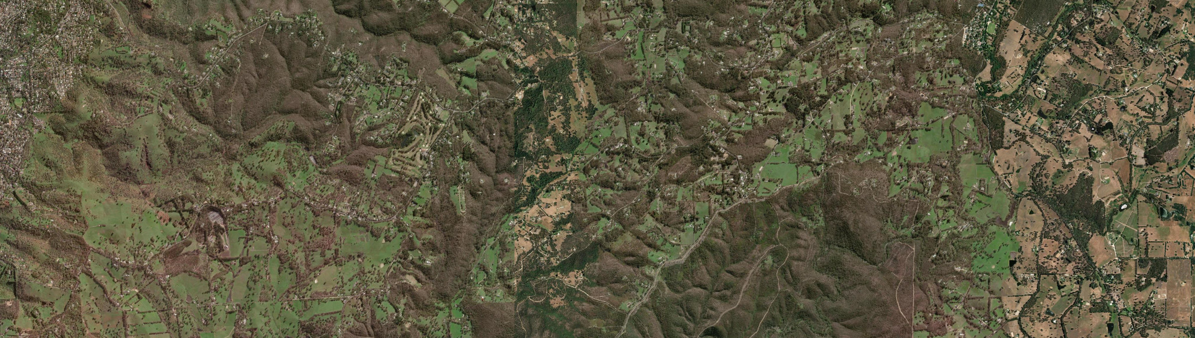 Aerial view of Scott Creek, SA