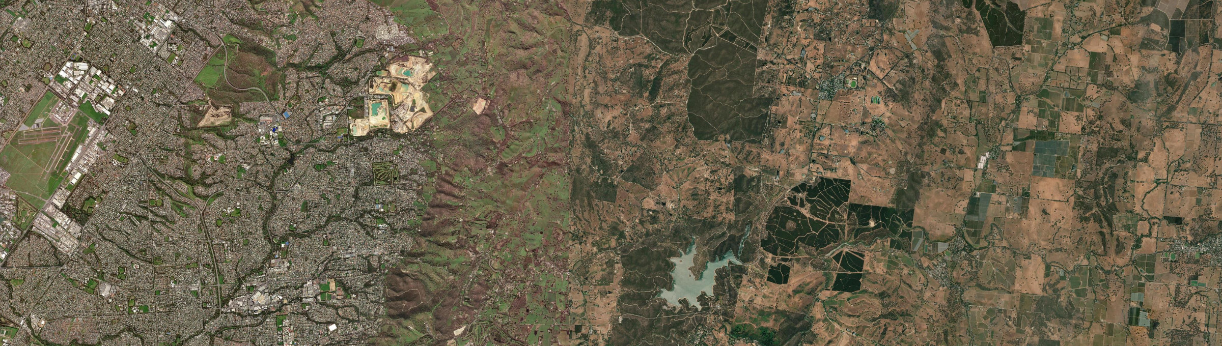 Aerial view of Inglewood (SA), SA