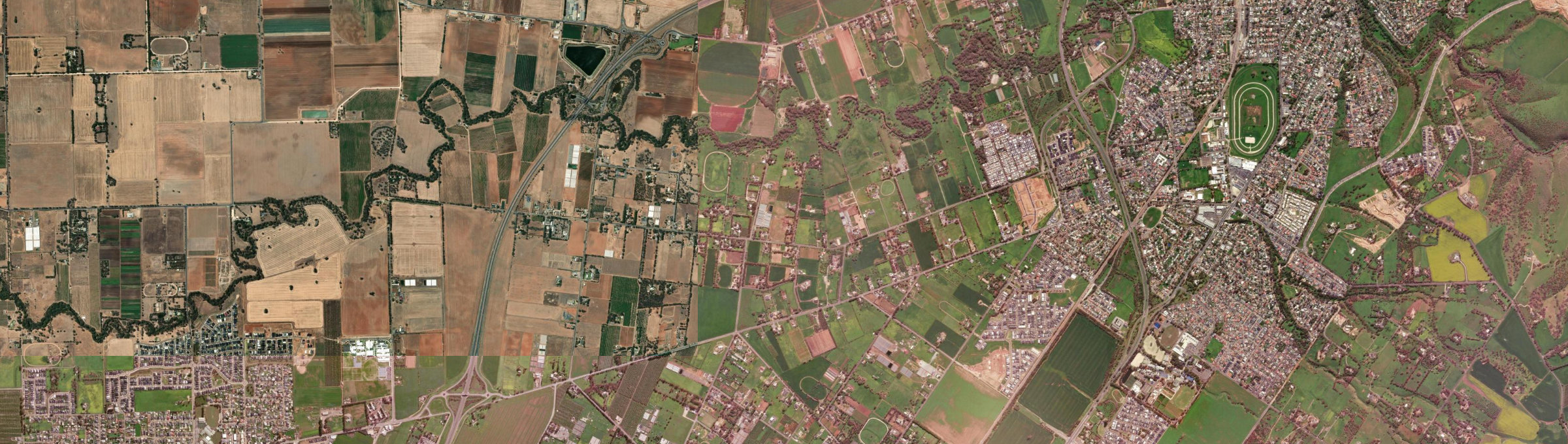 Aerial view of Hillier, SA