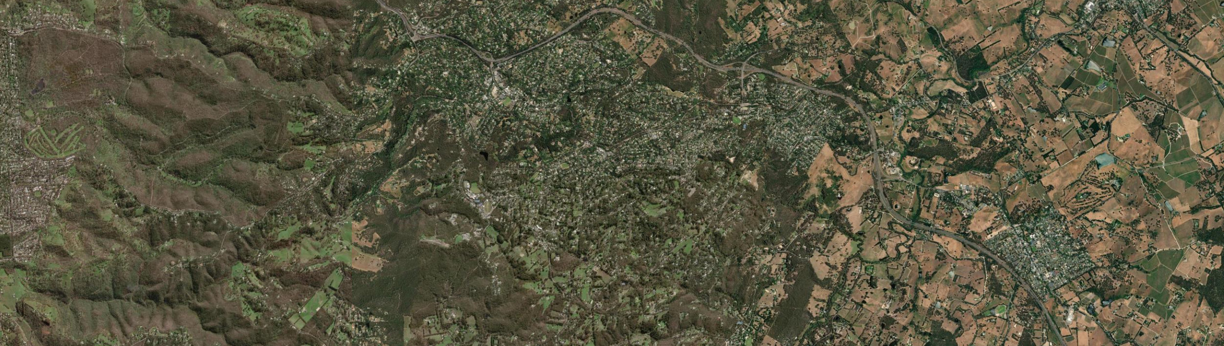 Aerial view of Aldgate, SA