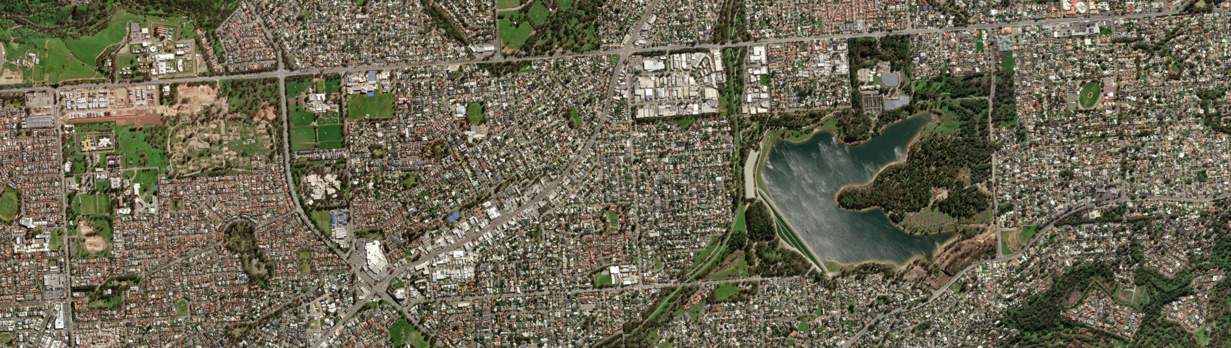 Aerial view of Holden Hill, SA