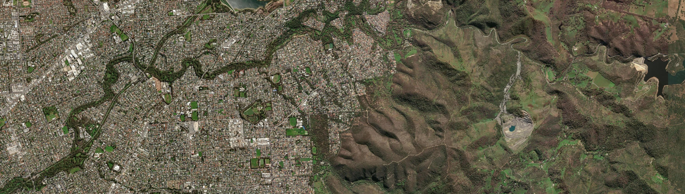 Aerial view of Athelstone, SA