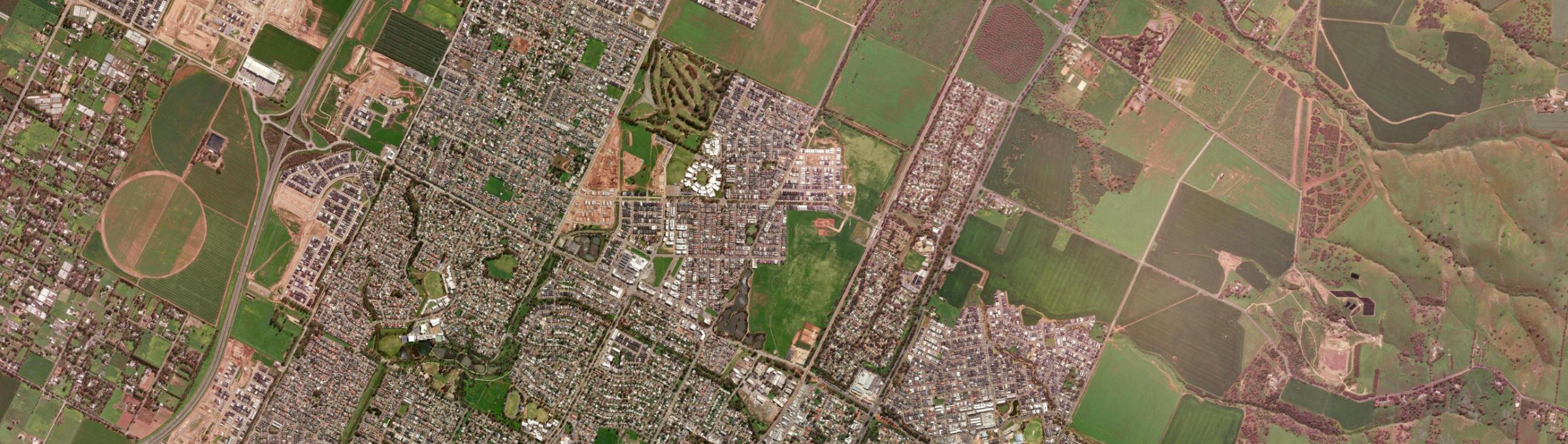 Aerial view of Munno Para, SA