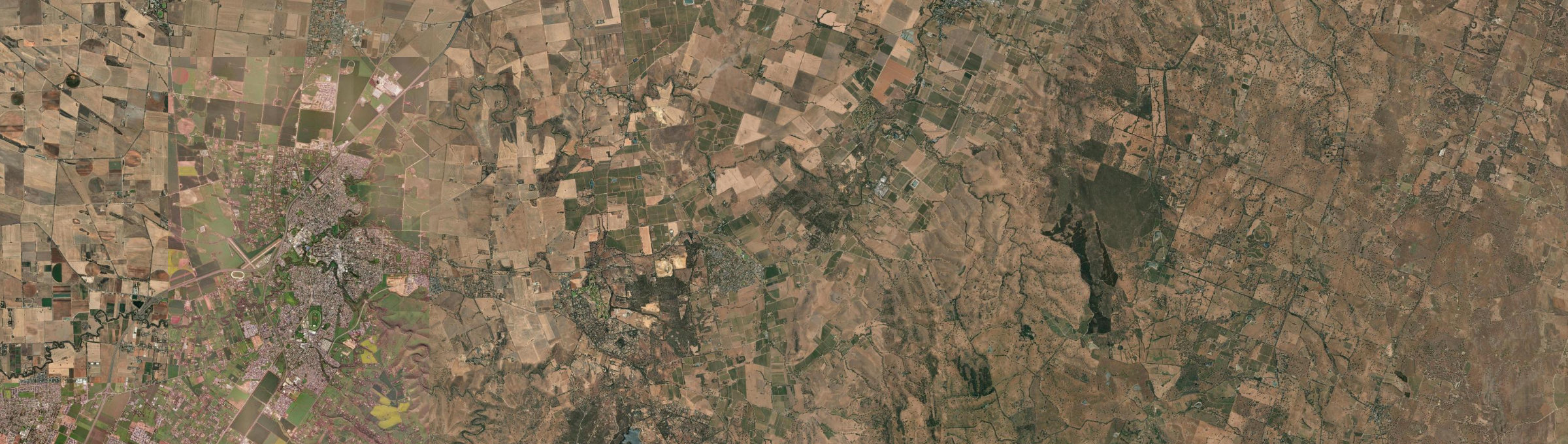 Aerial view of Lyndoch, SA
