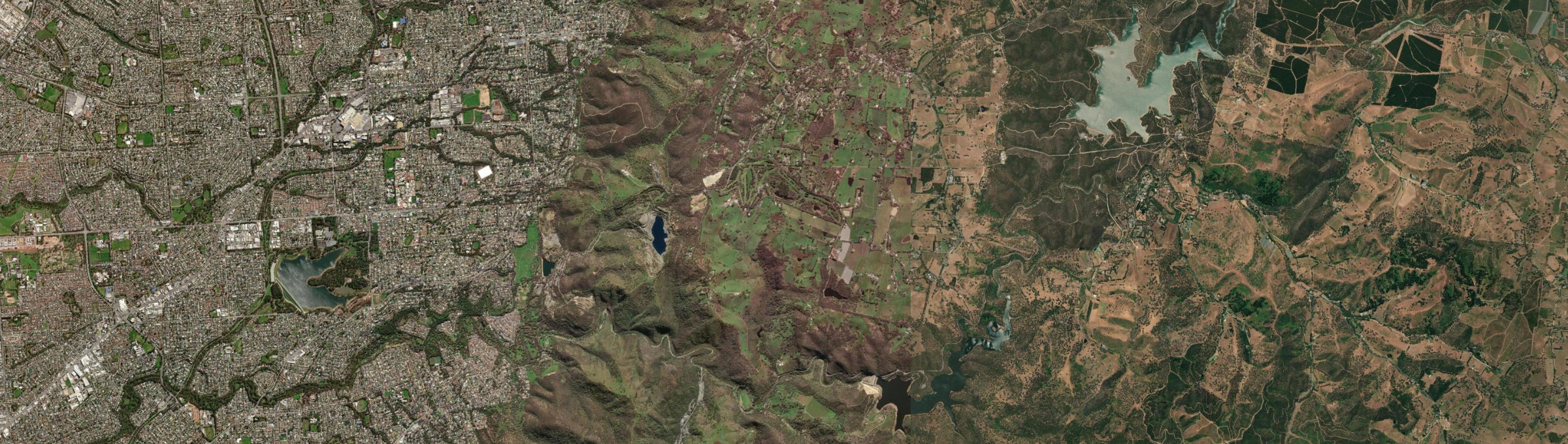 Aerial view of Paracombe, SA