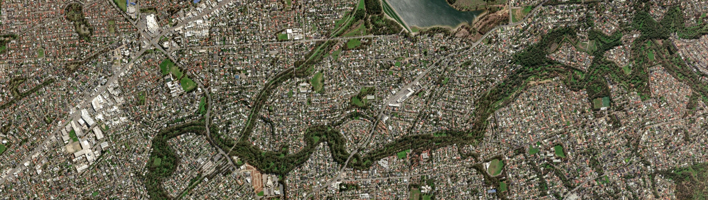 Aerial view of Dernancourt, SA
