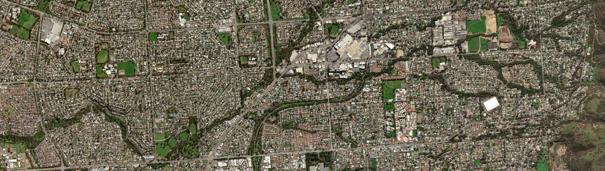 Aerial view of Modbury, SA