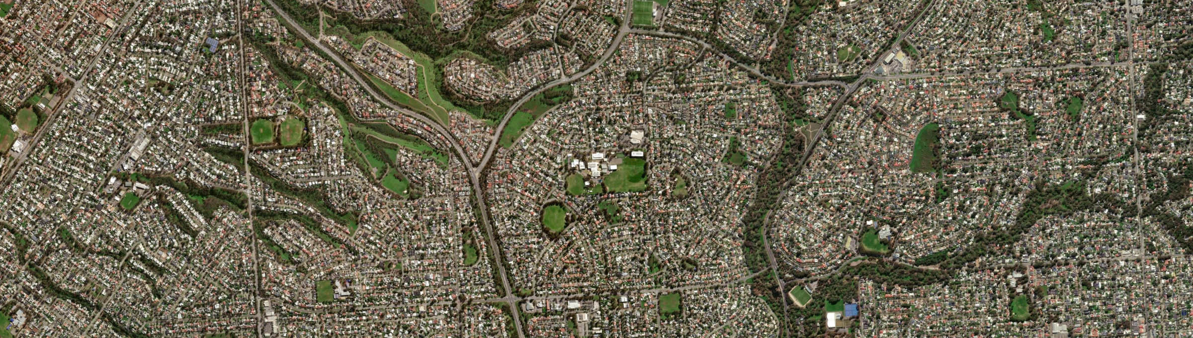 Aerial view of Modbury Heights, SA