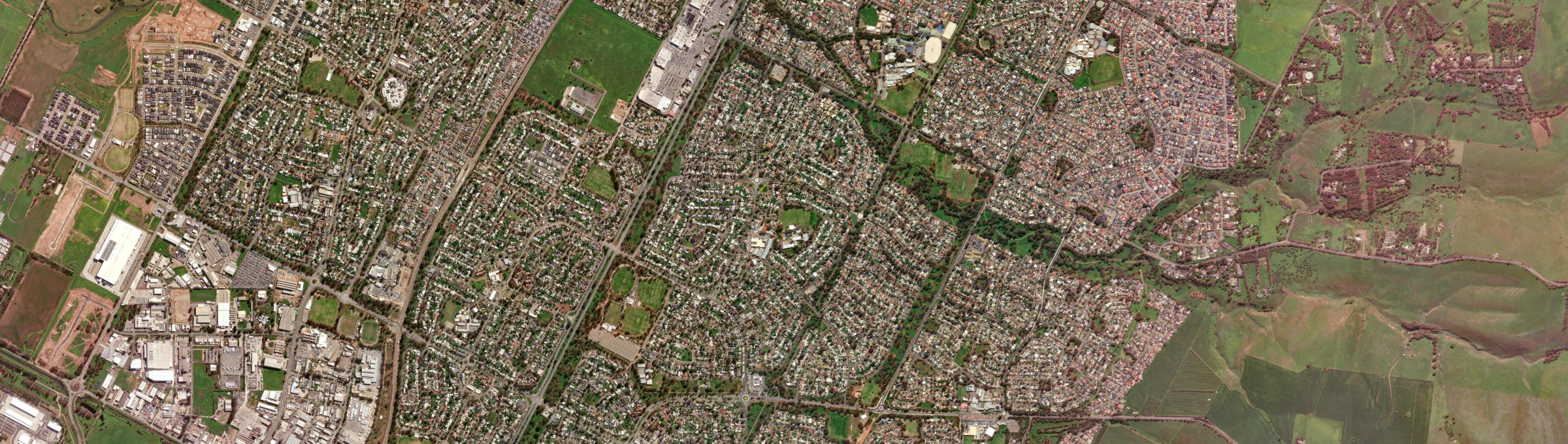 Aerial view of Elizabeth Downs, SA