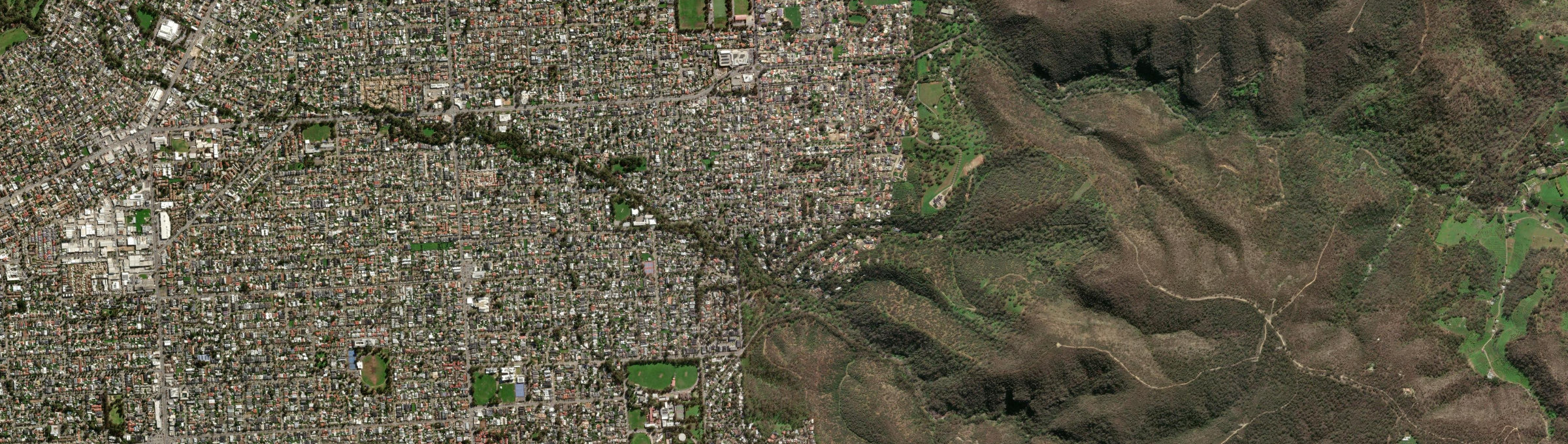 Aerial view of Rostrevor, SA