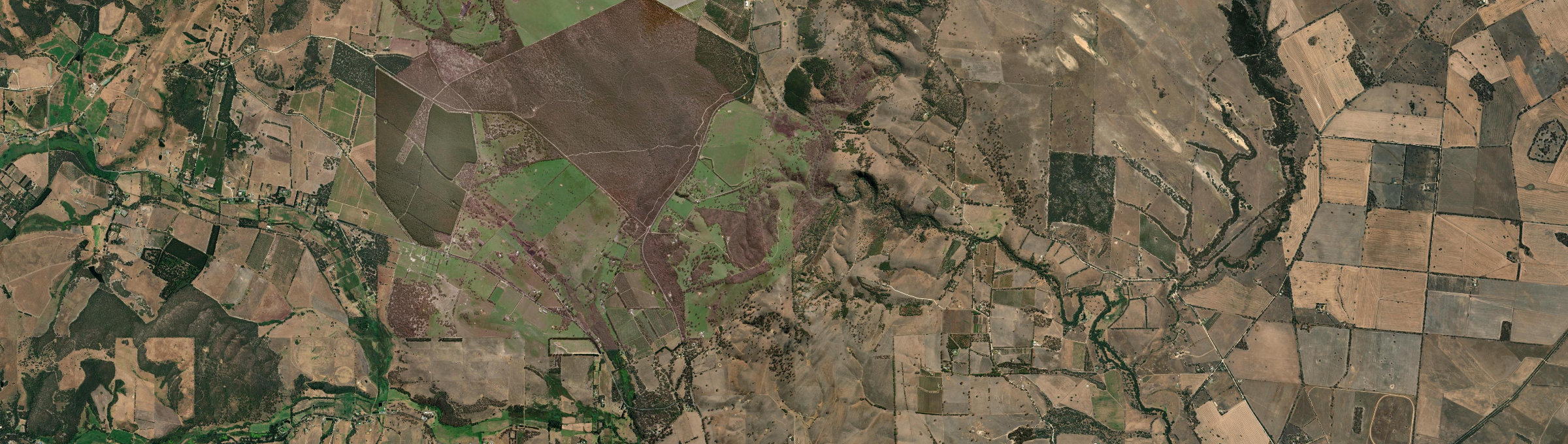 Aerial view of Mount Observation (SA), SA