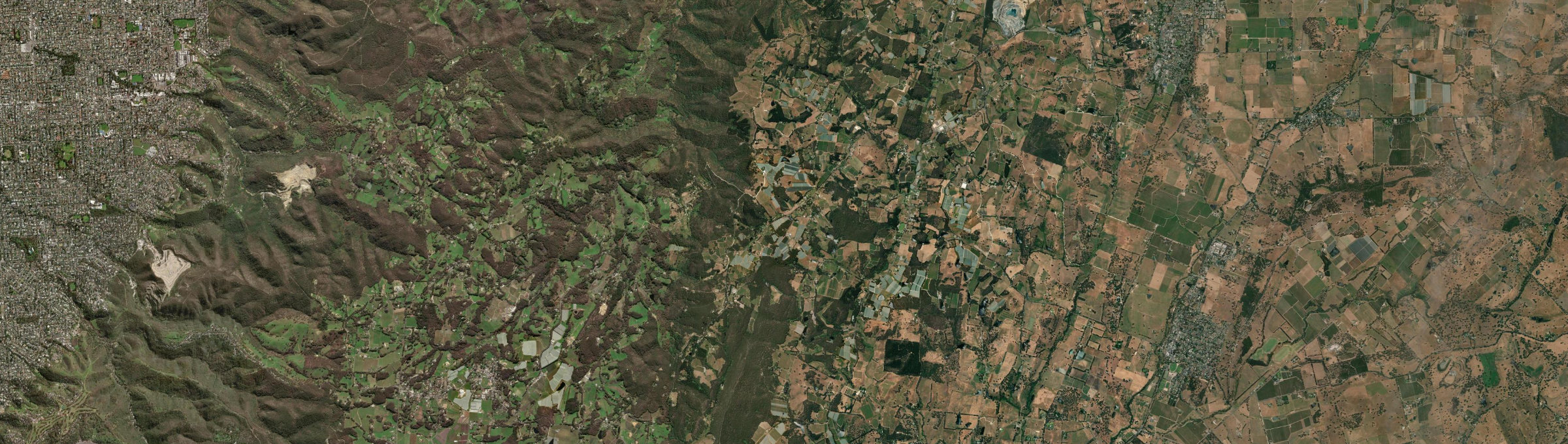 Aerial view of Forest Range, SA