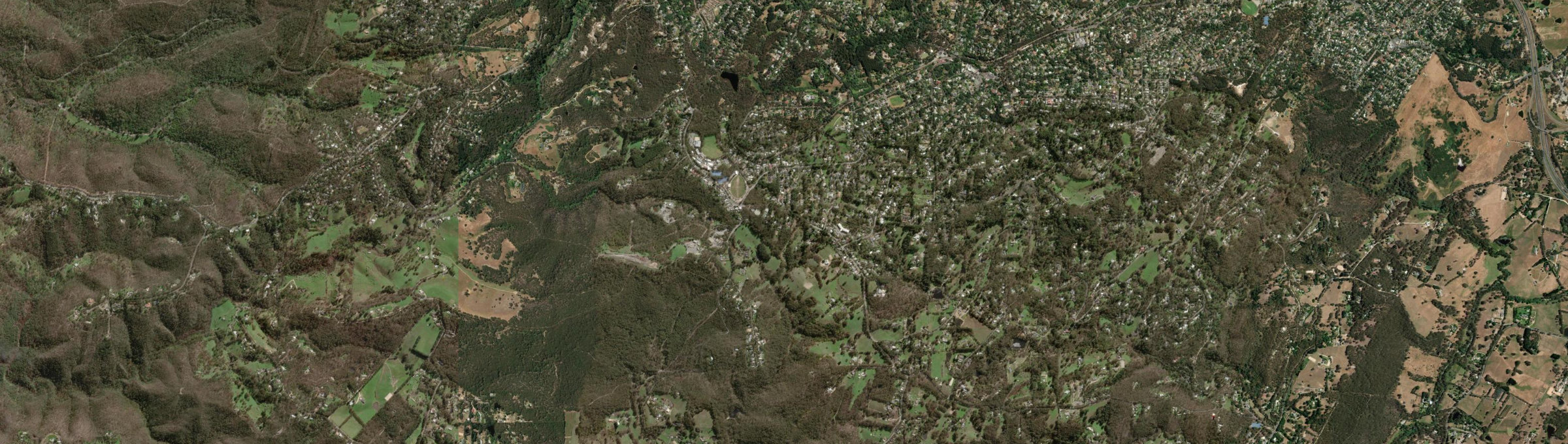 Aerial view of Heathfield, SA