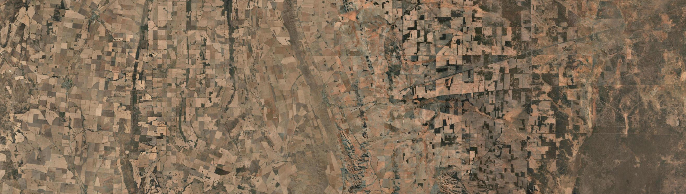 Aerial view of Eudunda, SA
