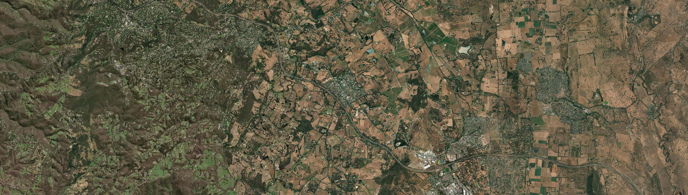 Aerial view of Hahndorf, SA