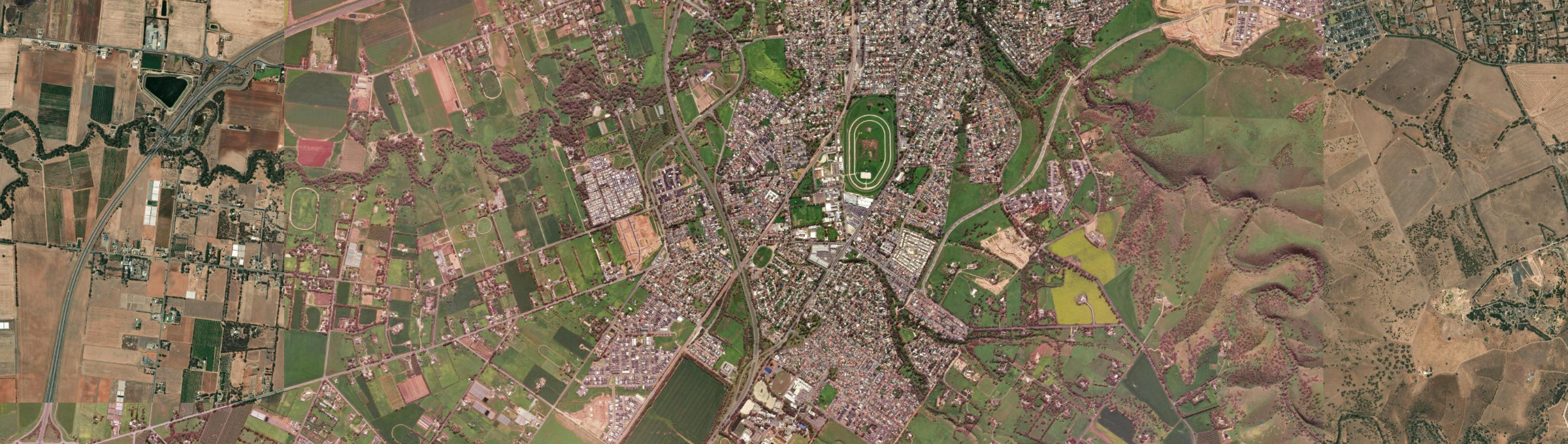Aerial view of Evanston, SA