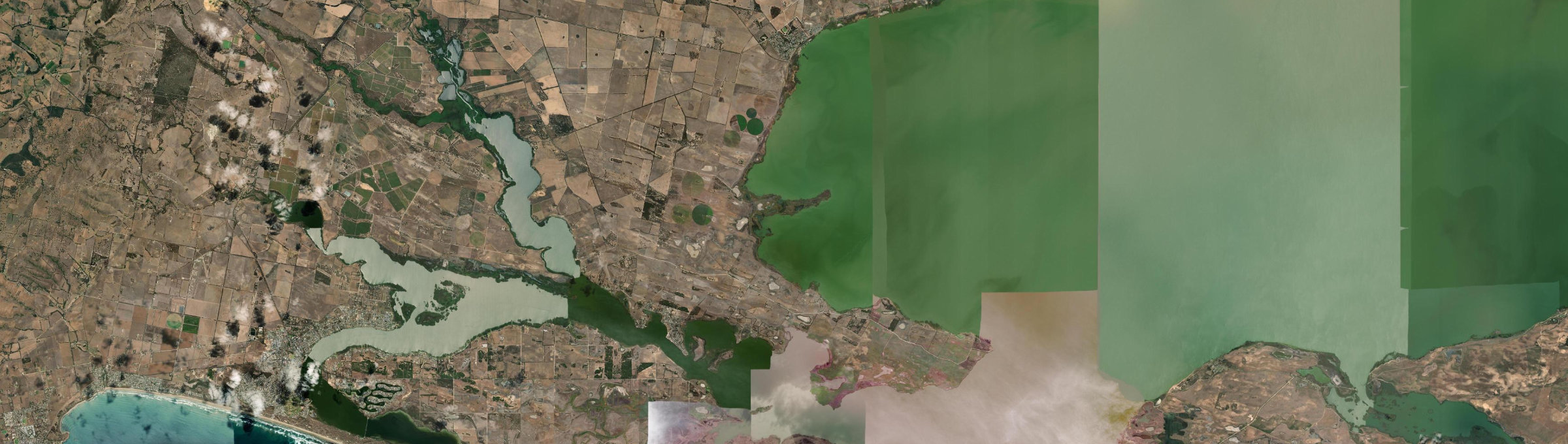 Aerial view of Point Sturt, SA