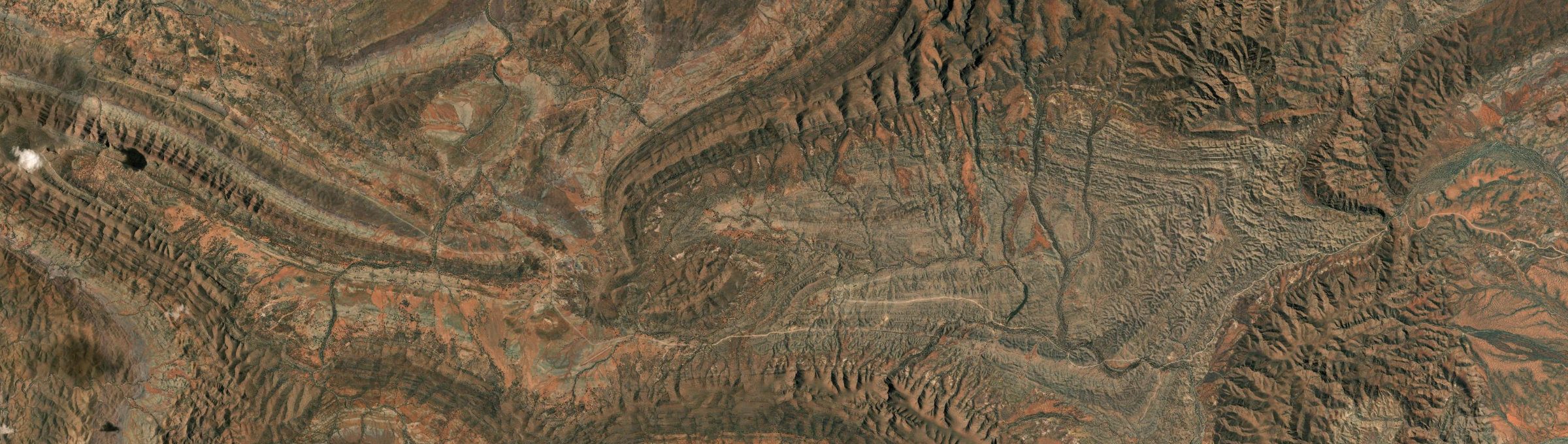 Aerial view of Nepabunna, SA
