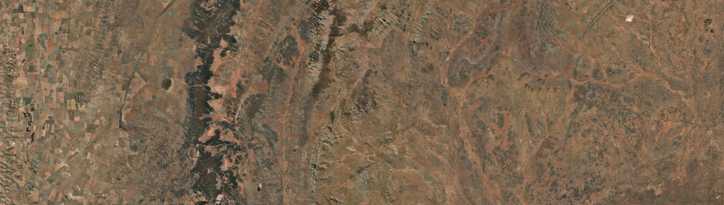 Aerial view of Pine Creek (SA), SA