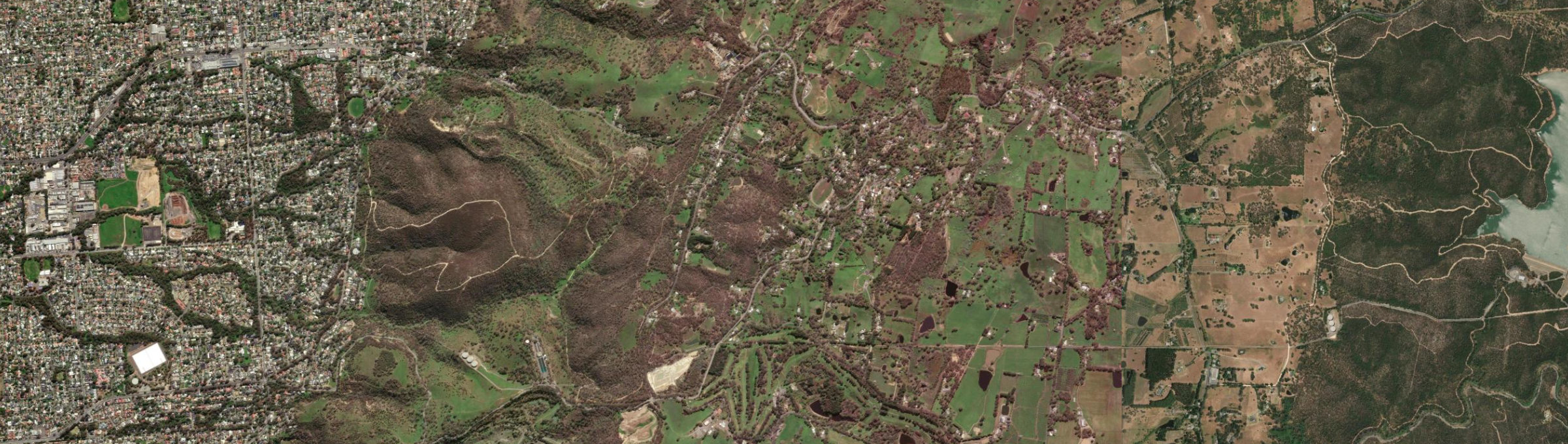 Aerial view of Houghton, SA