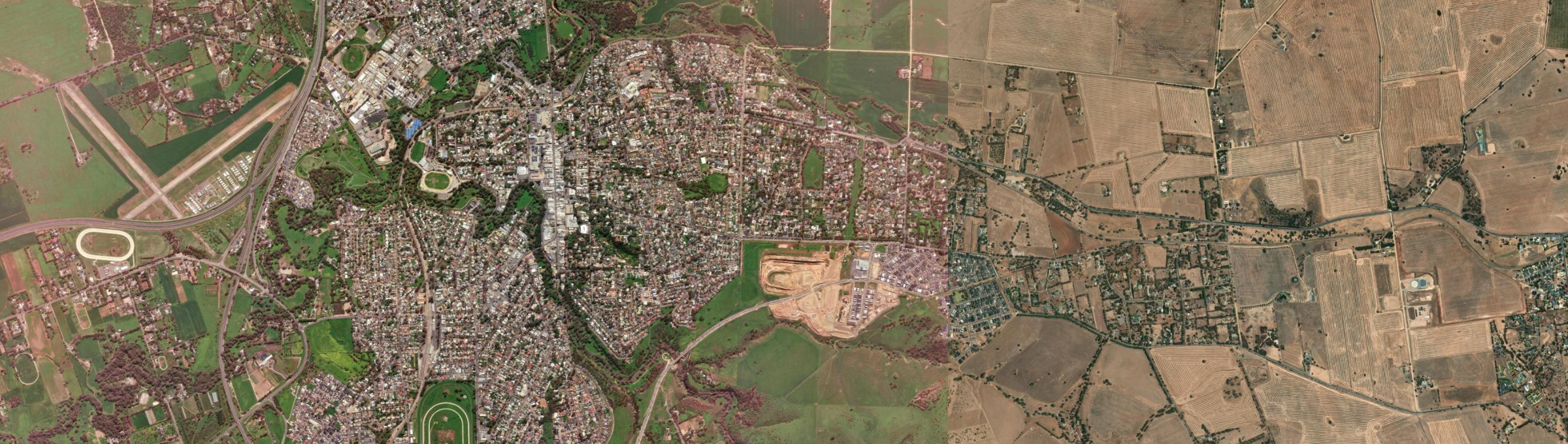 Aerial view of Gawler East, SA