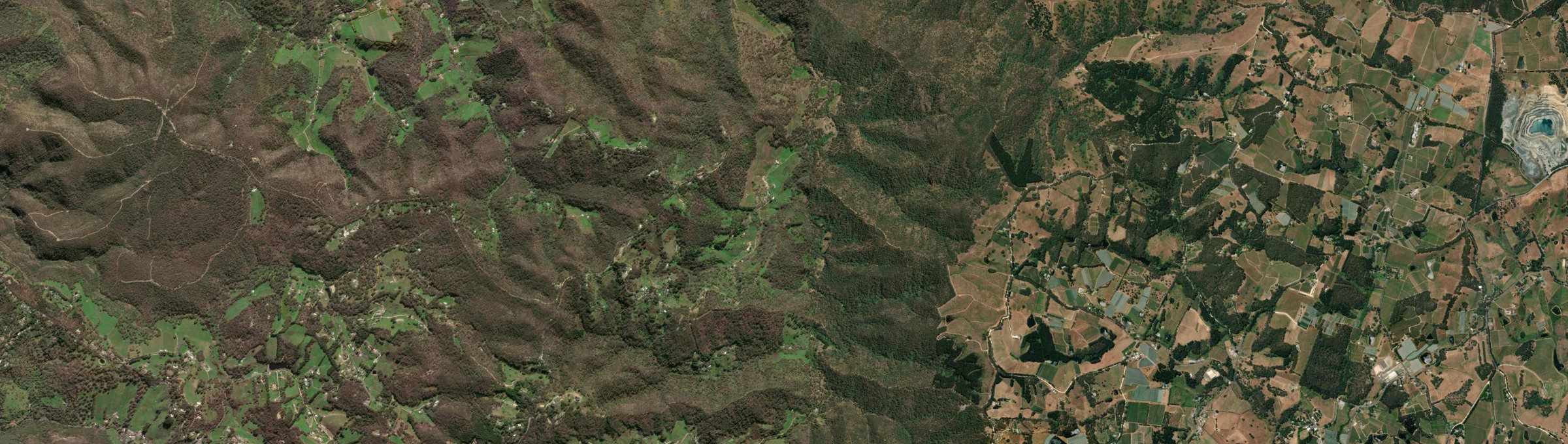 Aerial view of Cherryville, SA