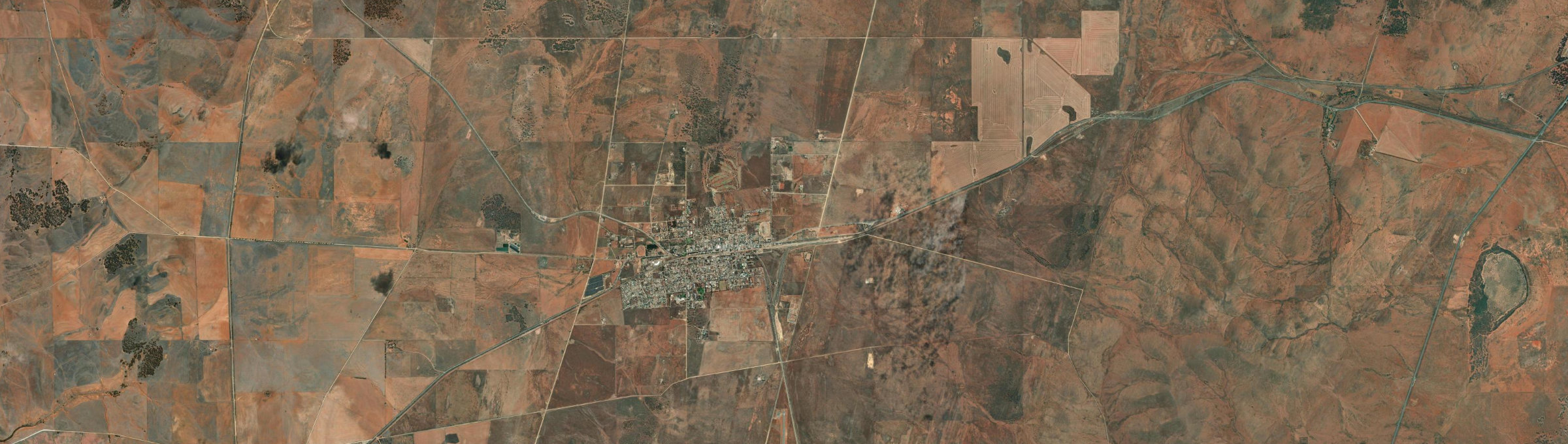 Aerial view of Peterborough (SA), SA