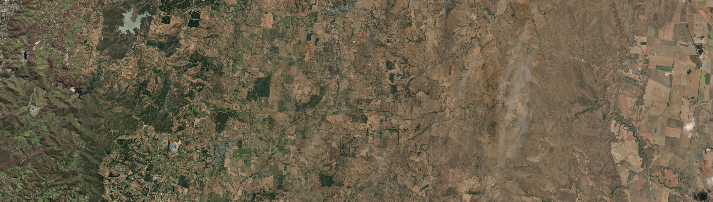 Aerial view of Mount Torrens, SA