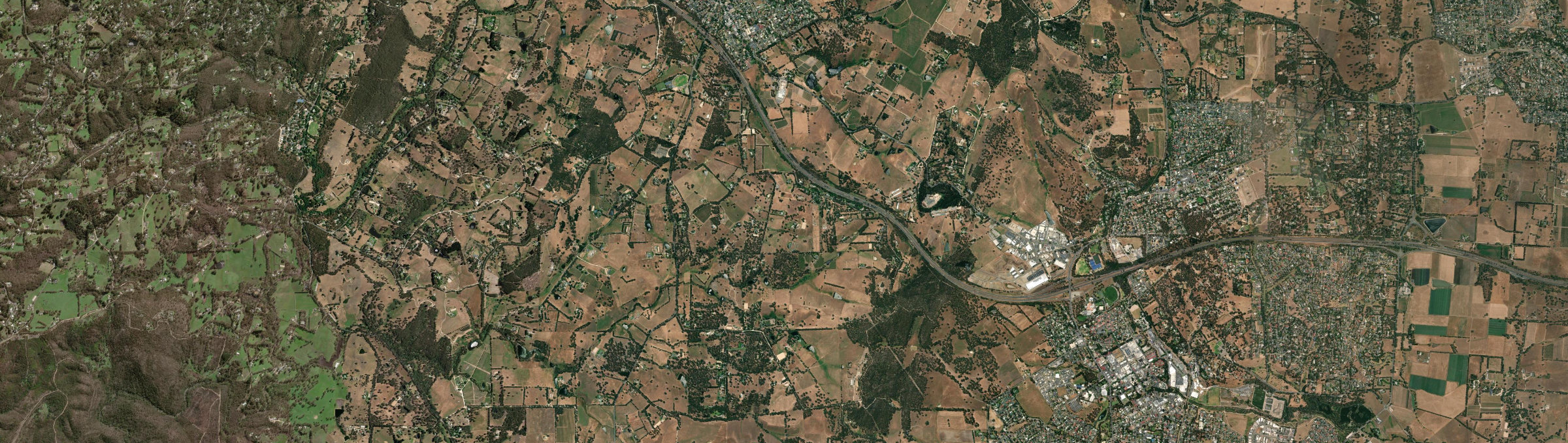 Aerial view of Paechtown, SA