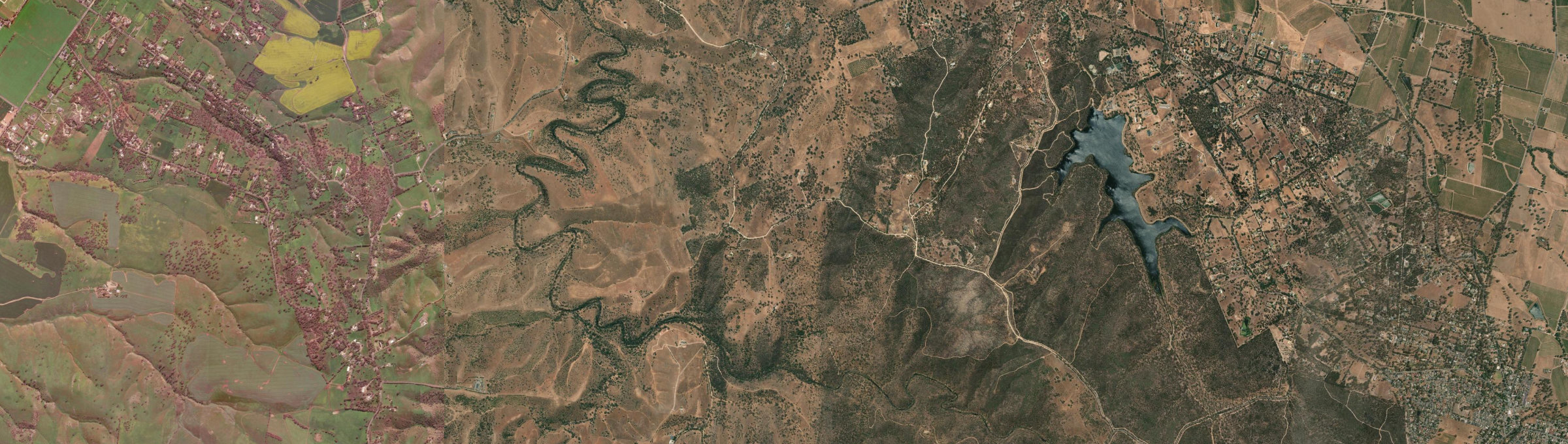 Aerial view of Barossa Goldfields, SA