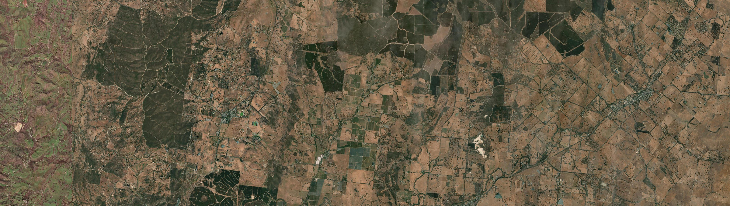 Aerial view of Forreston, SA