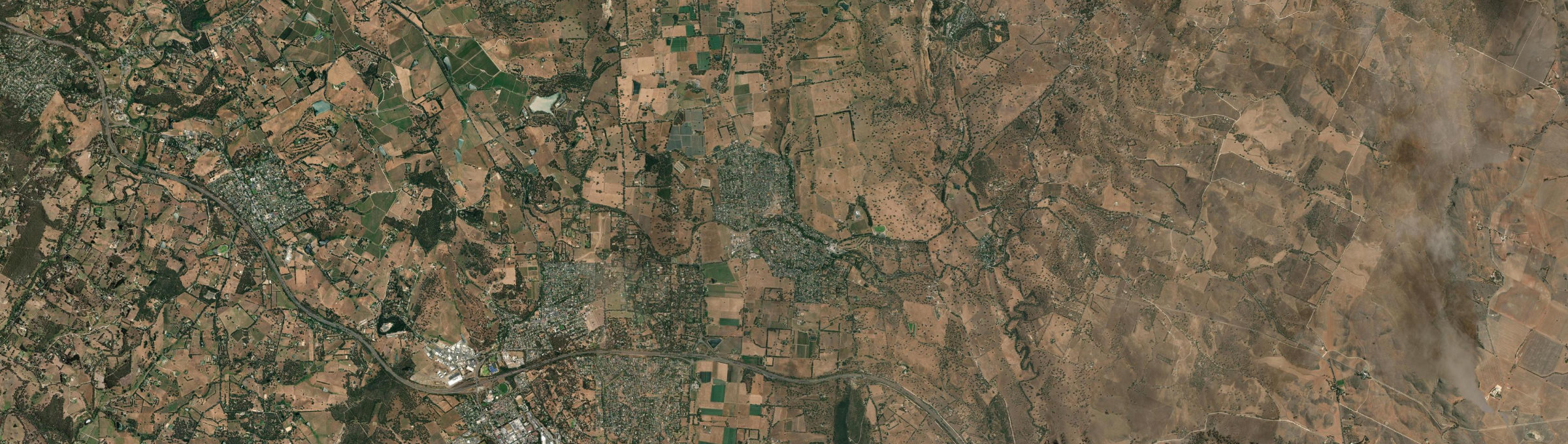 Aerial view of Nairne, SA